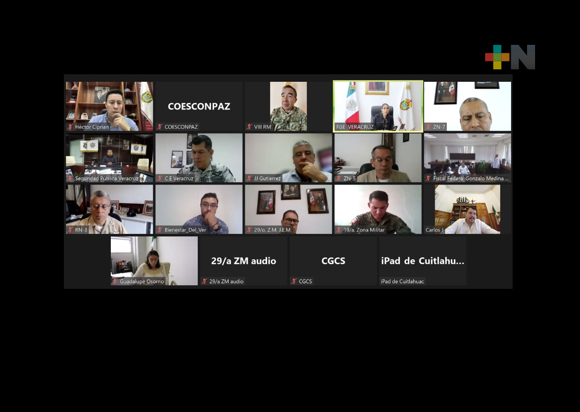 La Mesa para Construcción de la Paz sesionó de manera virtual este martes